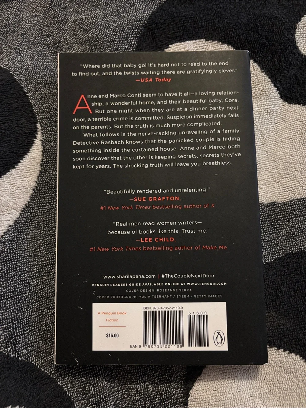 The Couple Next Door By Shari Lapena - Original Penguin Paperback Novel